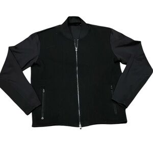 Greyson Sequoia Black Full Zip Wool Blend Lightweight Jacket XL